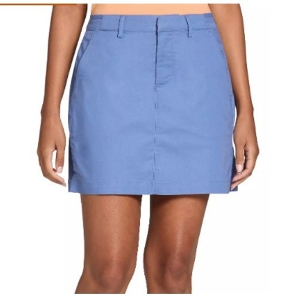 WALTER HAGEN Clubhouse Skort Womens 14 Mid Blue Stretch Golf Athletic